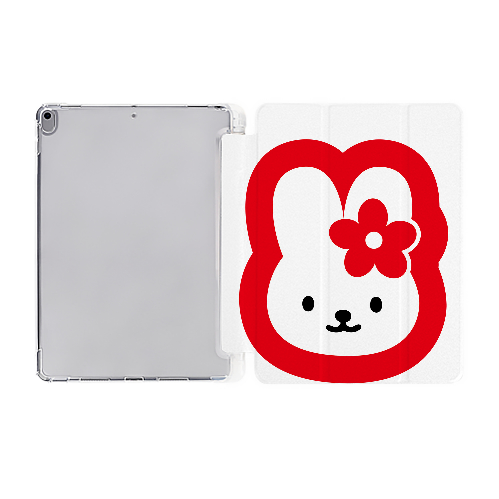 （画像用） Hello Kitty ハローキティ IPad ケース ペン収納付き 三つ折りスタンド PUレザー×シリコン 対応機種9.5/10.5/10.9インチ